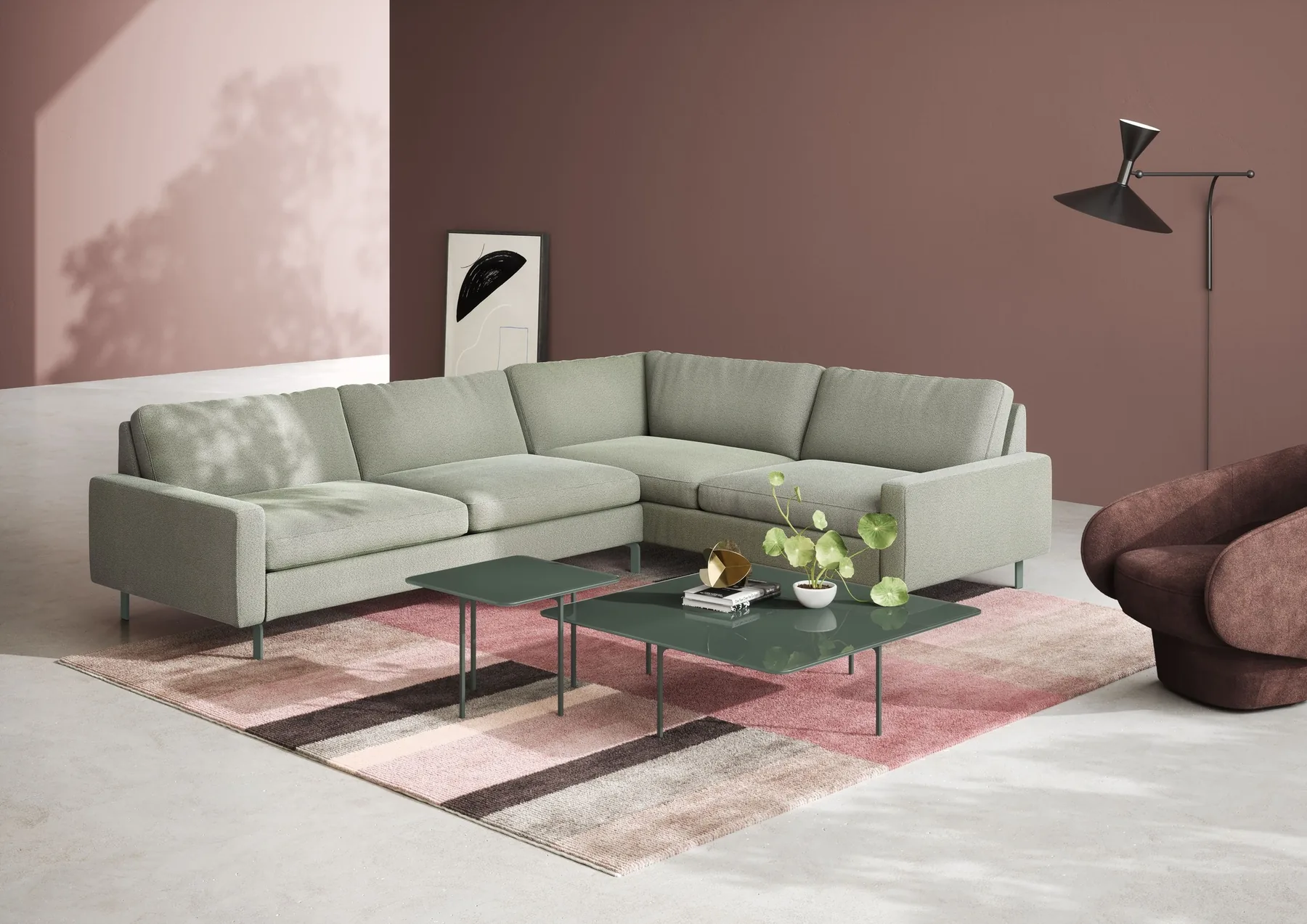 COR Sofa in klarer deutscher Polsterqualität
